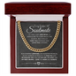 Soulmate (Charcoal Card) - Cuban Chain