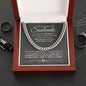 Soulmate (Charcoal Card) - Cuban Chain