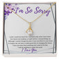I'm So Sorry (Purple Card) - Alluring Beauty Necklace