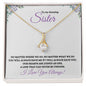 To My Amazing Sister (Purple) - Alluring Beauty Necklace