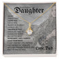 Daughter from Dad (Viking Card) - Alluring Beauty Necklace