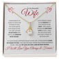 To My Beautiful Wife (Valentine Corner Hearts) - Alluring Beauty Necklace
