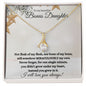 Bonus Daughter (Star Christmas Card) -Alluring Beauty Necklace