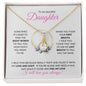 Daughter (Floral Ring Card) - Alluring Beauty Necklace