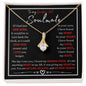 To My Smoking Hot Soulmate ( Red Hot Black Card) - Alluring Beauty Necklace