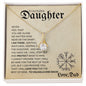 Daughter from Dad ( Beige Viking Card) - Alluring Beauty