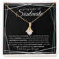 Soulmate (Black Framed Card) - Alluring Beauty Necklace