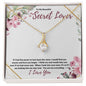 To My Secret Lover (Burgundy Card) - Alluring Beauty Necklace