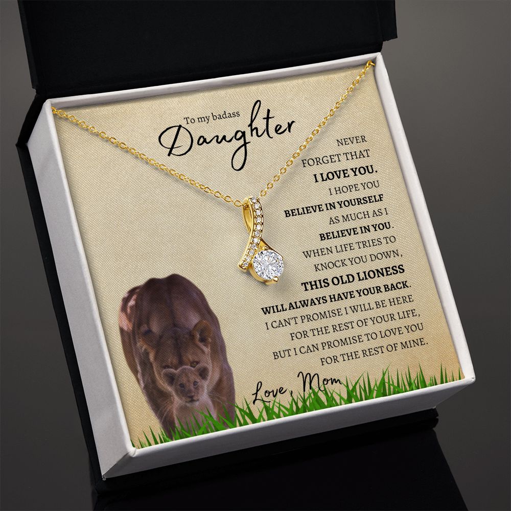 Daughter from Mom (Lioness Card) - Alluring Beauty Necklace