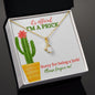 Sorry for being a Jerk (Prickly Cactus Card) - Alluring Beauty Necklace