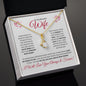 To My Beautiful Wife (Valentine Corner Hearts) - Alluring Beauty Necklace
