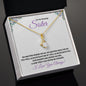 To My Amazing Sister (Purple) - Alluring Beauty Necklace