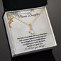 Bonus Daughter (Star Christmas Card) -Alluring Beauty Necklace