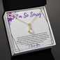I'm So Sorry (Purple Card) - Alluring Beauty Necklace