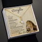 Beautiful Daughter from Dad (Beige Lion Card) _ Alluring Beauty Necklace