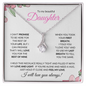 Daughter (Pink Card) - Alluring Beauty Necklace