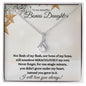 Bonus Daughter (Star Christmas Card) -Alluring Beauty Necklace