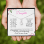 Daughter (Pink Card) - Alluring Beauty Necklace