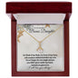 Bonus Daughter (Star Christmas Card) -Alluring Beauty Necklace