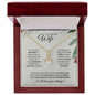 Wife - (Christmas Spruce Card) - Alluring Beauty Necklace