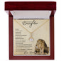 Beautiful Daughter from Dad (Beige Lion Card) _ Alluring Beauty Necklace