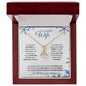 Wife (Snowflake Christmas Card) - Alluring Beauty Necklace