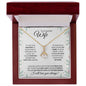 Wife (Speckled Berry Christmas Card) - Alluring Beauty Necklace