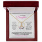 Daughter (Floral Ring Card) - Alluring Beauty Necklace