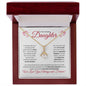 To Our Amazing Daughter from Mom and Dad (Valentine) - Alluring Beauty Necklace