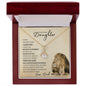 Daughter From Dad (Lion Card) - Alluring Beauty Necklace