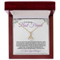 To My Amazing Best Friend / Bestie (Purple) - Alluring Beauty Necklace