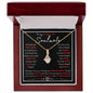 To My Smoking Hot Soulmate ( Red Hot Black Card) - Alluring Beauty Necklace
