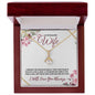 Beautiful Wife - Love & Light (Burgundy) -Alluring Beauty Necklace