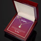 Daughter from Mom (Pink Floral Card) - Alluring Beauty Necklace