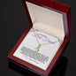 To My Amazing Best Friend / Bestie (Purple) - Alluring Beauty Necklace