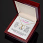Daughter (Floral Ring Card) - Alluring Beauty Necklace