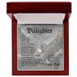 Daughter from Dad (Viking Card) - Alluring Beauty Necklace