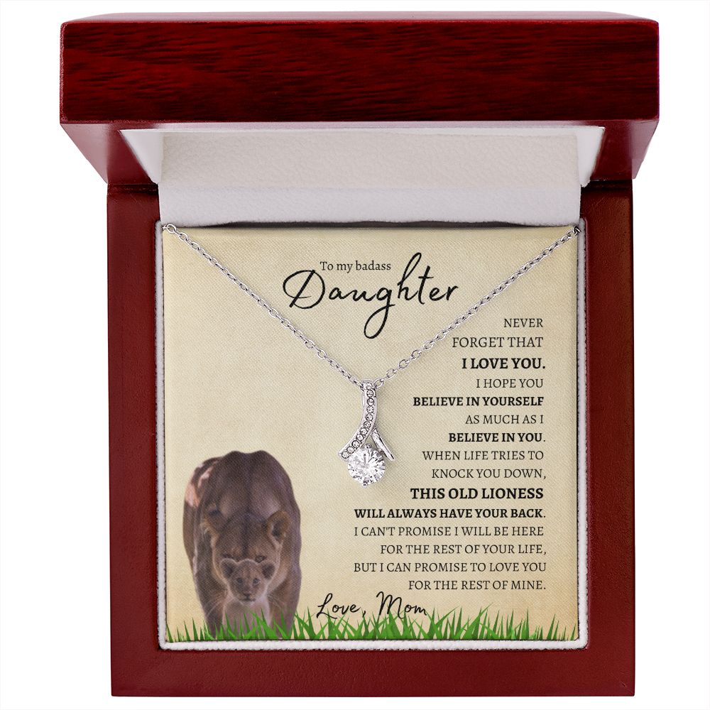 Daughter from Mom (Lioness Card) - Alluring Beauty Necklace