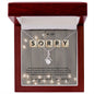 I'm so Sorry (Scrabble) - Alluring Beauty Necklace
