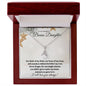 Bonus Daughter (Star Christmas Card) -Alluring Beauty Necklace