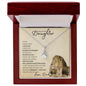 Beautiful Daughter from Dad (Beige Lion Card) _ Alluring Beauty Necklace