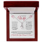 To My Beautiful Wife (Valentine Corner Hearts) - Alluring Beauty Necklace