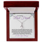 To My Amazing Best Friend / Bestie (Purple) - Alluring Beauty Necklace