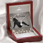 To My Smokin' Hot Soulmate (Naked Valentine) - Alluring Beauty Necklace
