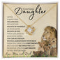 To Our Badass Daughter (Family Pride) - Love Knot Necklace