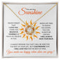To My Sunshine (For Best Friend / Bestie ) - Love Knot Necklace