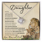 To Our Badass Daughter (Family Pride) - Love Knot Necklace