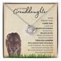 Granddaughter from Grandmother (Lioness Card) - Love Knot Necklace