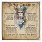To My Daughter (Color Viking) - Love Knot Necklace