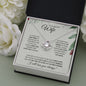 Wife - (Christmas Spruce Card) - Love Knot Necklace